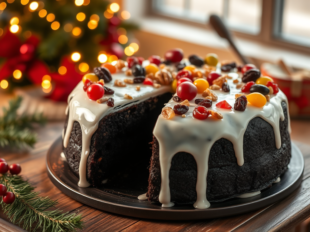 Torta Negra Navideña – Las Recetas de Paola
